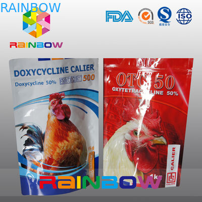 L'abitudine il vostro proprio logo sta sul sacchetto di stoccaggio alimento di Tukey/dell'animale domestico con la chiusura lampo