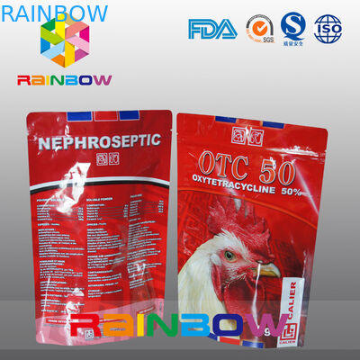 L'abitudine il vostro proprio logo sta sul sacchetto di stoccaggio alimento di Tukey/dell'animale domestico con la chiusura lampo
