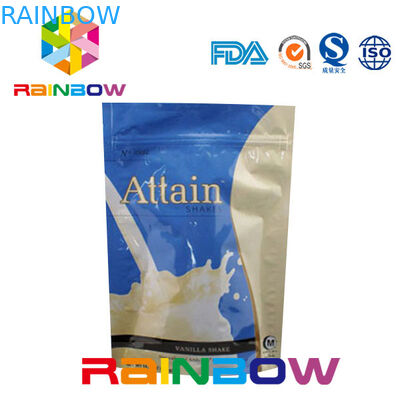 Lisciamento del sacchetto stampato di Packaigng della polvere del proteina del siero del di alluminio con la chiusura lampo