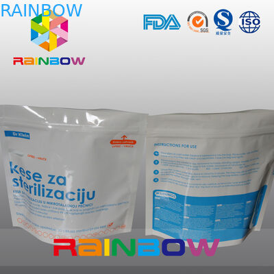 Sacchetti di plastica del sacchetto della storta del commestibile che imballano la borsa di cottura a microonde con il foro della valvola