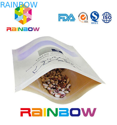 classico d'argento opaco di Sambi della borsa del foglio di alluminio del rinforzo del lato 400g per il chicco di caffè