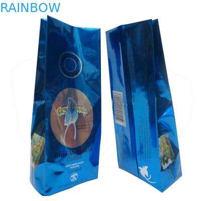 Progetti la borsa per il cliente di caffè della stagnola con una valvola di degassamento di modo, verde/nero