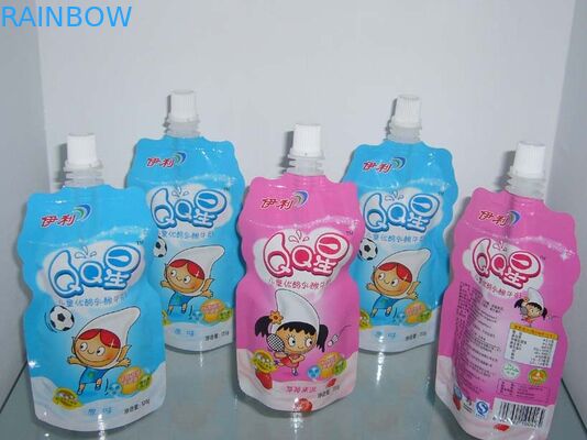 Borsa flessibile verde blu per il sacchetto plastica/liquido per liquido con il logo della stampa