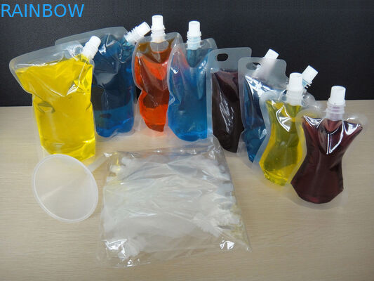 4oz 8oz 16oz 32oz PA/PE stanno sulla borsa trasparente del becco per l'imballaggio del vino