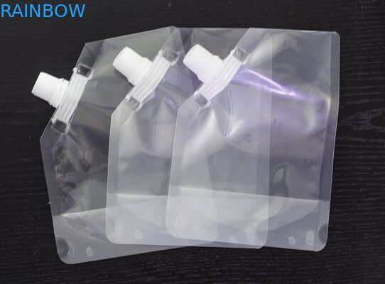 4oz 8oz 16oz 32oz PA/PE stanno sulla borsa trasparente del becco per l'imballaggio del vino