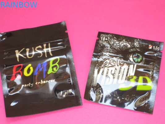 Borse d'imballaggio riciclate di stoccaggio di Mylar del sacchetto del sigaro della chiusura lampo del sacchetto della stagnola