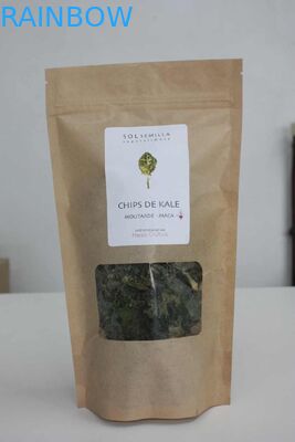 Le borse di stoccaggio dell'alimento di Mylar laminate alluminio, stanno sui sacchi di carta