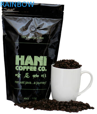 Il tè del caffè sta sul sacchetto del di alluminio che imballa la borsa a chiusura lampo 250g 500g di Kraft