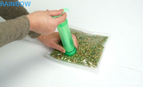 Acciaio a sfera laminato a 3 lati, sacchetto d'aria a pompaggio a vuoto, sacchetti di sigillo a vuoto per pesci e vegetali