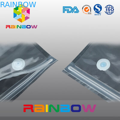 Bagno di sigillo a vuoto di grado alimentare Bagni di plastica auto-sigillati per la conservazione di alimenti / Valvola di rottura del vuoto