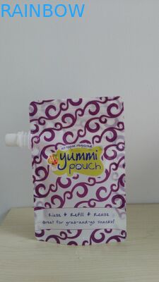 5oz su misura BPA stanno liberamente sul sacchetto degli alimenti per bambini con la chiusura lampo