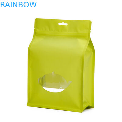 Le borse d'imballaggio del tè della carta kraft Stanno sulle borse di alluminio dell'imballaggio di plastica con la chiusura lampo