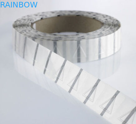 la manica degli strizzacervelli del triangolo del diametro di 25mm identifica gli autoadesivi trasparenti/etichette di avvertimento tattili