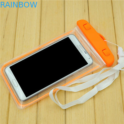Borsa impermeabile a 5.5 pollici universale del telefono del PVC per Iphone 6s 6 più, rosa/Oragne/blu