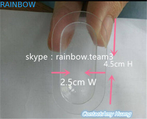 Contenitore di plastica riutilizzabile per pillole sessuali / bottiglia a forma di capsula con tappo rotondo in metallo