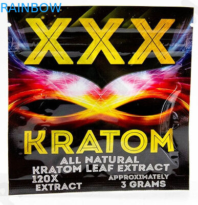 borsa a chiusura lampo della polvere di 3g Xxx Kratom/borsa d'imballaggio incenso di erbe di Kratom