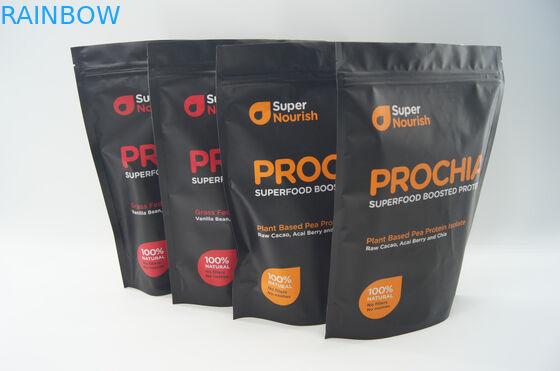 L'imballaggio del caffè customzied sta sulla borsa con la chiusura lampo, una valvola di modo