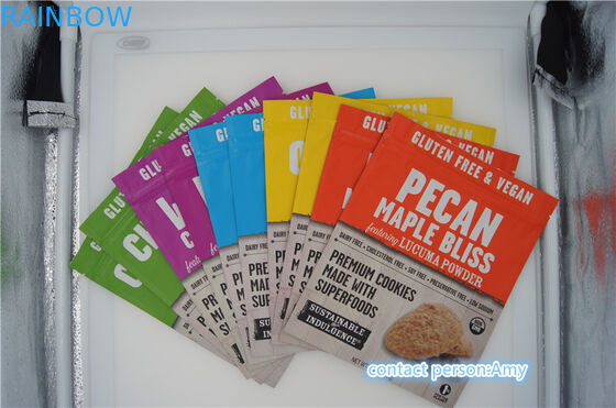 biscotto promozionale del cioccolato di 2017 nuove progettazioni che imballa il sacchetto del formaggio di bag/10oz con la chiusura lampo