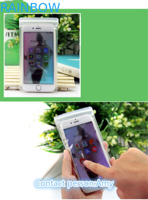 Sacchetti di plastica che imballano, borsa glassata di EVA della chiusura lampo del cursore per il telefono cellulare