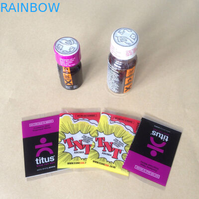 Etichette su ordine della manica degli strizzacervelli del PVC per gli autoadesivi d'imballaggio della bottiglia