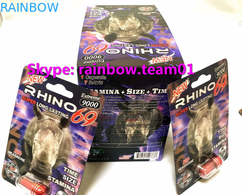 Imballi a bolle sessuali maschii della medicina di prestazione/imballaggio su ordinazione della bolla