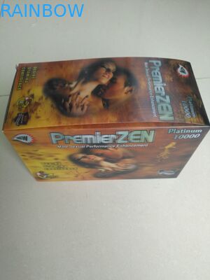 Le pillole maschii di potenziamento rimuovono i materiali d'imballaggio della carta/pp della bolla