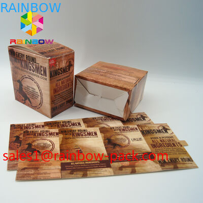 Le pillole di potenziamento del sesso della scatola di presentazione della mamba nero che imballano la carta 3D effettuano la pillola del sesso