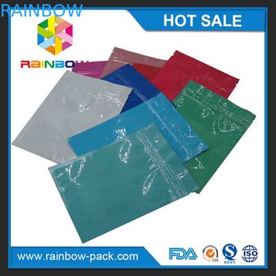 odori la borsa sigillata presa a chiusura lampo a chiusura lampo del di alluminio della medicina della borsa del foglio di alluminio della prova con la borsa risigillabile superiore della chiusura lampo