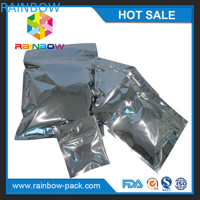 L'abitudine ha stampato la mini borsa a chiusura lampo di mylar laminata stagnola per i sacchetti di plastica evidenti della serratura dello zip del compressore delle pillole della medicina