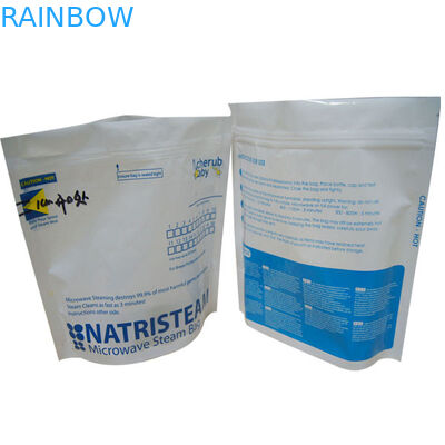 Microonde cibo Stand Up sacchetto, trasparente alta temperatura retort sacchetti