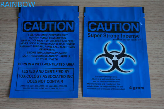 Spezie botaniche dell'estratto che imballano le borse, sacchetti di plastica di erbe della serratura dello zip di incenso di Klimax