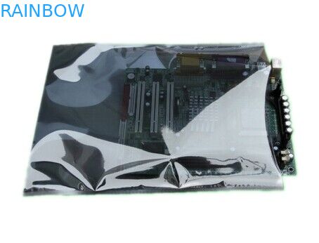 Nylon trasparente/a metà trasparente della grande anti borsa statica della serratura d'argento dello zip