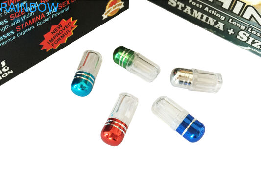 Il rinoceronte rosso 69 capsule dell'ingrandimento del pene stona le bottiglie di plastica della medicina delle pillole sesso/della pallottola