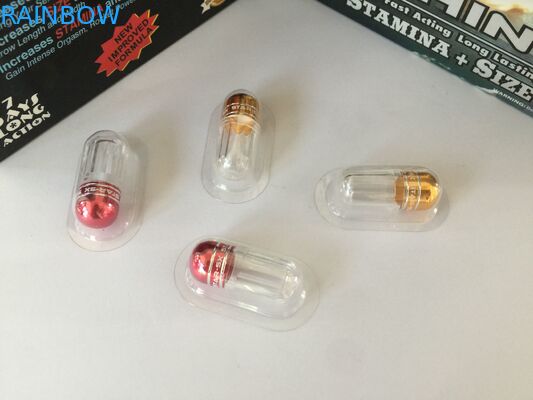 Bottiglie di pillole di plastica ISO Bottiglie di imballaggio per pillole per uomo per stallone nero / pantera di cena