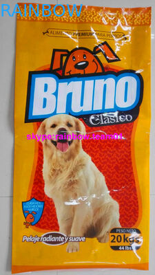 Certificazione su ordinazione dello SGS della borsa del rinforzo del lato dell'animale domestico della saldatura a caldo del sacchetto dell'alimento per animali domestici del gatto