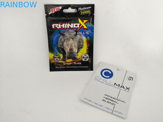 Il lato di stampa su ordinazione della stagnola tre di mylar ha sigillato le borse a chiusura lampo del sacchetto per l'imballaggio della capsula