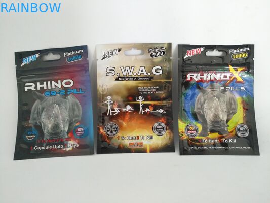 Borse a chiusura lampo mediche dure d'imballaggio laminate della pillola di bis del sacchetto della stagnola dell'alimento