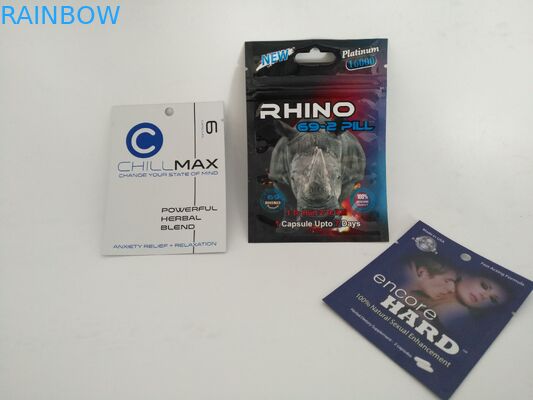 Borse a chiusura lampo mediche dure d'imballaggio laminate della pillola di bis del sacchetto della stagnola dell'alimento