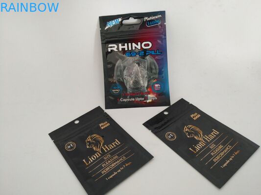 3 tacche d'imballaggio dello strappo delle borse del sacchetto della pillola laterale della guarnizione per la polvere dura della capsula di bis