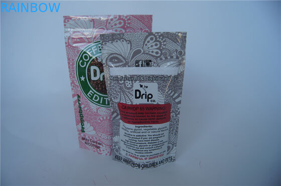 La stampa su ordinazione sta sulle borse d'imballaggio del pacchetto di Vape con la tacca strappo/della chiusura lampo