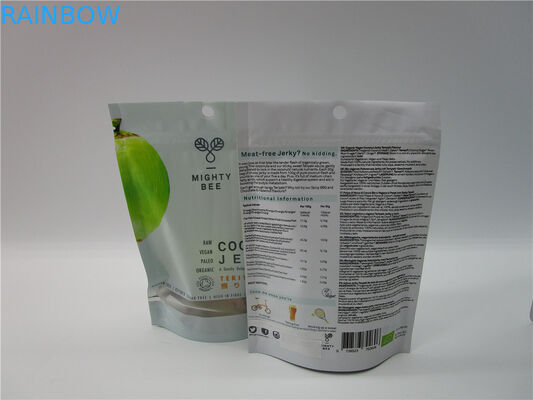 Stia le borse su su misura di Canabis con la chiara finestra/tacca gommosa dello strappo della bustina della chiusura lampo