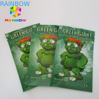 La pillola maschio di potenziamento insacca 3 - sacchetto piano dello zip laterale della guarnizione che imballa con il foro di caduta