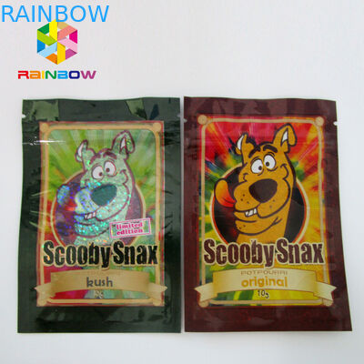 La pillola maschio di potenziamento insacca 3 - sacchetto piano dello zip laterale della guarnizione che imballa con il foro di caduta