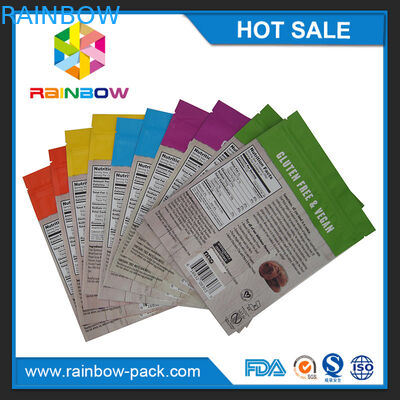 il di alluminio 250g Mylar di stampa opaco sta sui biscotti a chiusura lampo che imballano la borsa del sacchetto