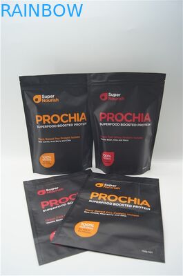 Matt ha stampato la borsa di polvere del proteina del siero/di alluminio di alluminio sta sui sacchetti della chiusura lampo