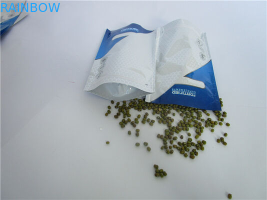 Borsa riutilizzabile del pacchetto dell'alimento della chiusura lampo di nutrizione della polvere del proteina del siero