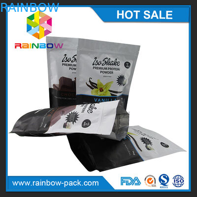 l'abitudine ha stampato la chiusura lampo allineata stagnola del commestibile i sacchetti d'imballaggio di 1 di chilogrammo della proteina di polvere della borsa polvere di energia