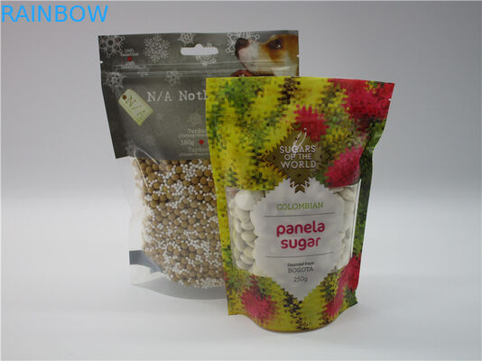 borsa d'imballaggio di mylar della stagnola dell'alimento della borsa di supplemento nutrizionale con la serratura della chiusura lampo per la polvere della proteina