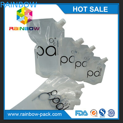 4oz/8oz/16oz trasparenti stanno sul sacchetto del vino con il becco libero di BPA