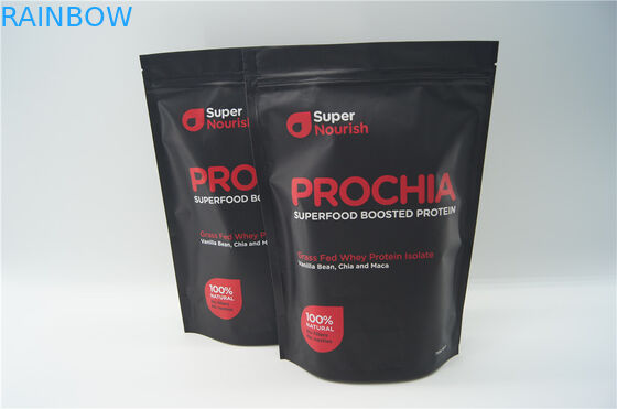 borsa della carta kraft di Brown Della borsa di imballaggio per alimenti della chiusura lampo dell'OEM di 600g 1kg con la finestra/chiusura lampo